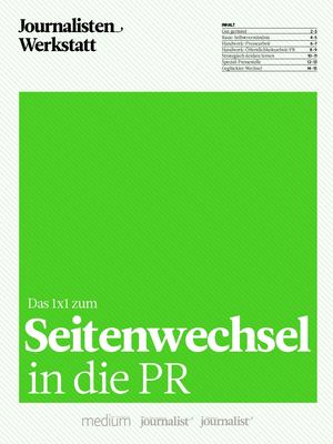 Journalisten Werkstatt - Seitenwechsler Vorschau