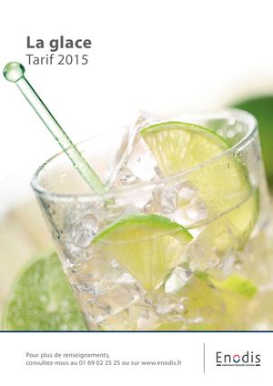 Enodis - Tarif Glace