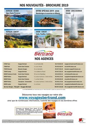 Agences VOYAGES BERTRAND
