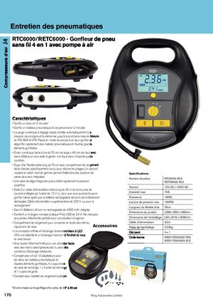 Fiche technique RETC6000