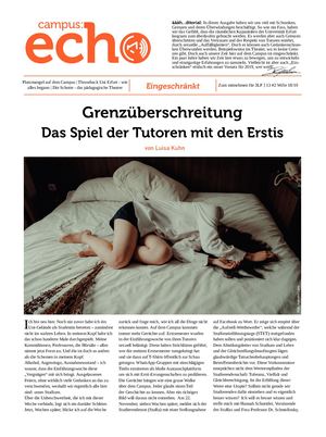 campus:echo WS 18/19 Eingeschränkt