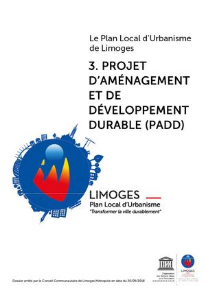 Calaméo - PLU - Projet d'aménagement et de développement durable