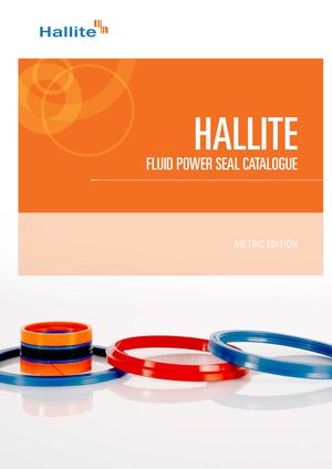 Hallite Metric Fluid Power Seal Catalog Tenute Edizione Metrica En