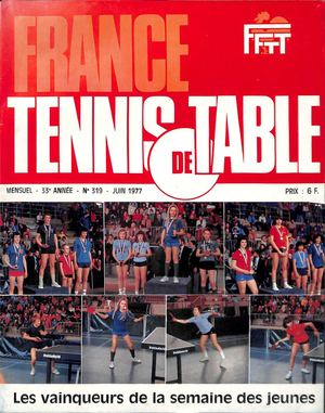 1977 06 319 FRANCE TENNIS DE TABLE