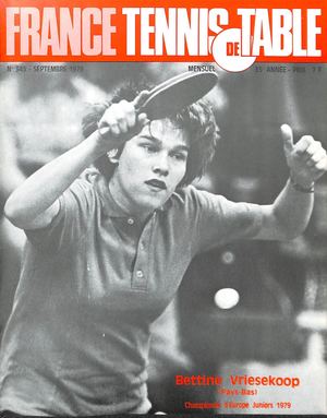 1979 09 345 FRANCE TENNIS DE TABLE