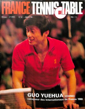 1981 01 361 FRANCE TENNIS DE TABLE