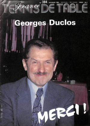 1983 02 384 FRANCE TENNIS DE TABLE