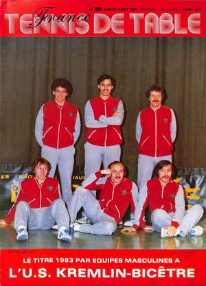 1983 07 08 389 FRANCE TENNIS DE TABLE