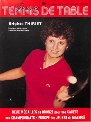 1983 09 390 FRANCE TENNIS DE TABLE