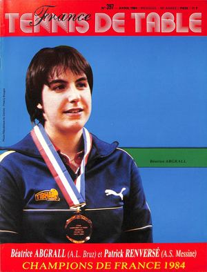 1984 04 397 FRANCE TENNIS DE TABLE