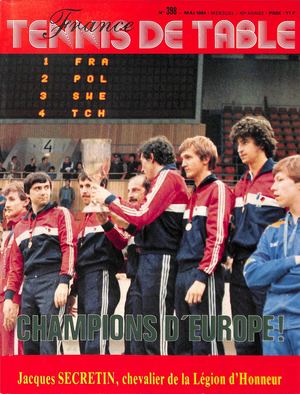1984 05 398 FRANCE TENNIS DE TABLE