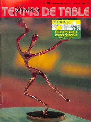 1985 01 405 FRANCE TENNIS DE TABLE