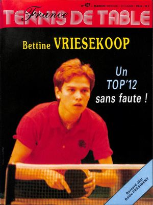 1985 03 407 FRANCE TENNIS DE TABLE