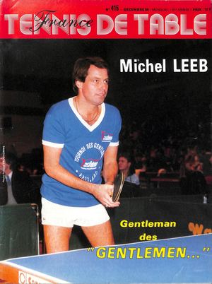 1985 12 415 FRANCE TENNNIS DE TABLE