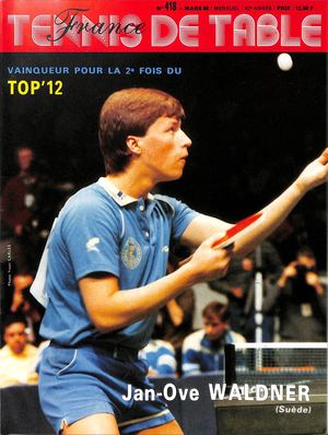 1986 03 418 FRANCE TENNIS DE TABLE
