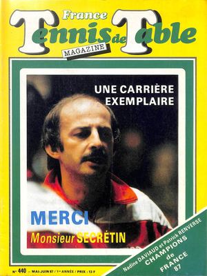 1987 05 06 440 FRANCE TENNIS DE TABLE MAGAZINE