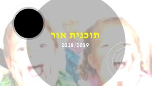 תוכנית אור רב תחומי