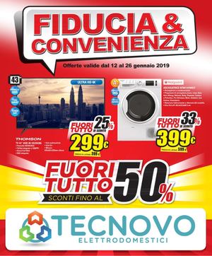Tecnovo Elettrodomestici | Volantino FUORI TUTTO!