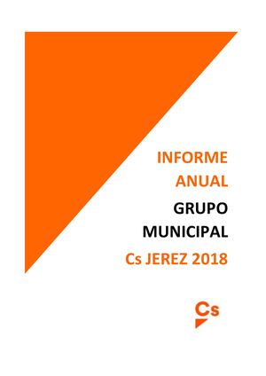 INFORME ANUAL GM Cs JEREZ 2018