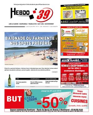 HEBDO LONS Semaine 30 2018