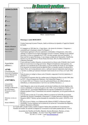 Bulletin N° 15 Année 2018