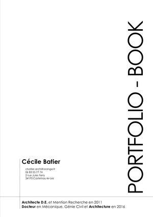 Cecile BATIER Book etudiant