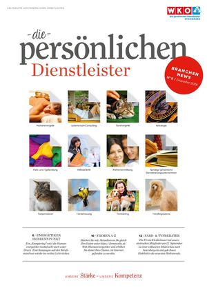 Branchennews der persönlichen Dienstleister Dezember 2018