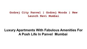 Godrej City Panvel [ Ppt ] Panvel Navi Mumbai