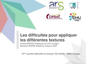 Difficultes Pour Adapter Les Differentes Textures