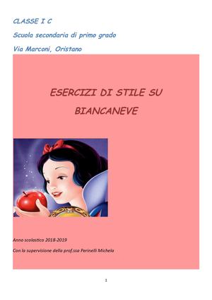 Biancaneve Esercizi Di Stile