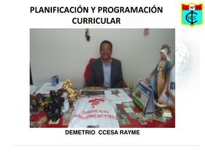 Planificacion Y Programación Curricular En La Escuela Ccesa007