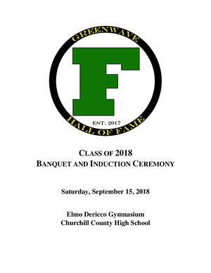 2018 Induction Program