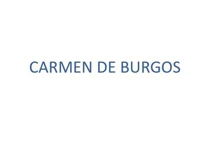 Carmen De Burgos Juan Manuel Quero