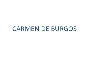 Carmen De Burgos Juan Manuel Quero