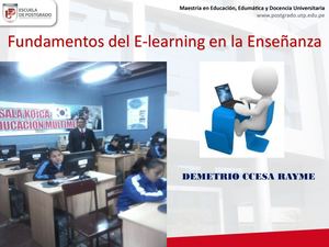 Fundamentos Del E Learning En La Enseñanza Ccesa007