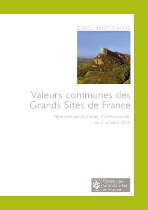 Valeurs Communes Des Grands Sites De France