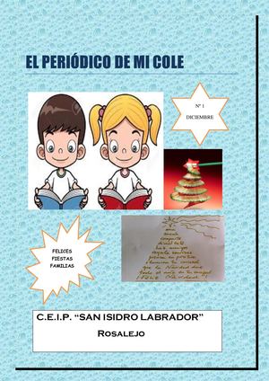 Periódico Escolar Diciembre