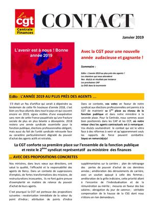 Contact janvier 2019