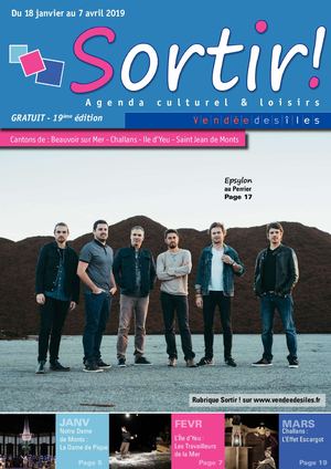Agenda Sortir ! du 18 Janvier au 7 Avril 2019