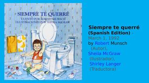 Por Siempre Te Querré De Robert Munsch