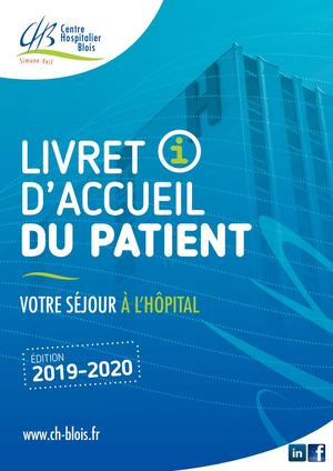 Livret D'accueil Du Patient 2019 2020