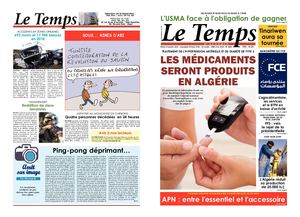 LE TEMPS DU 15-01-2019