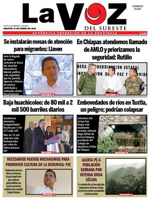 Diario La Voz del Sureste 15-01-2019