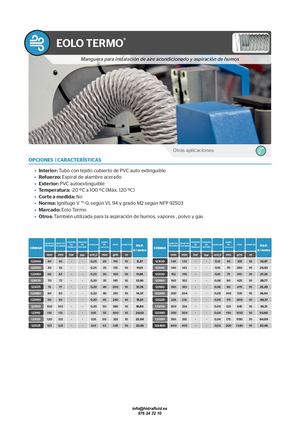 MANGUERA EOLO TERMO