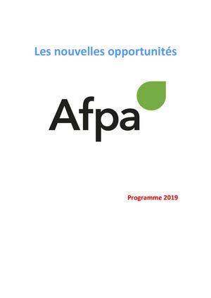 Afpa 2019