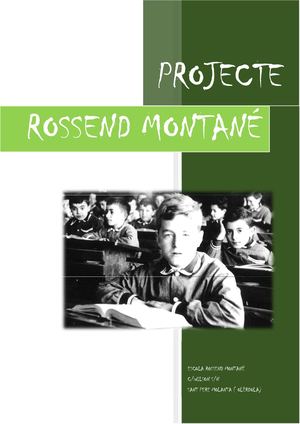 Projecte Rossend Montané