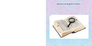 Diccionario De Geografia E Historia