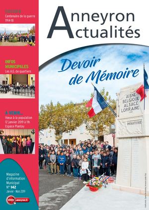 Anneyron Actualités N°142 - Janvier 2019
