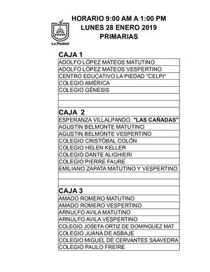 Fechas para la entrega de beca