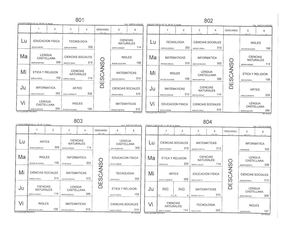 Horario De Octavos J M 2019